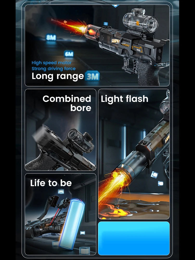 Foam Blaster Bubble Gun OP01 – Dopaman™