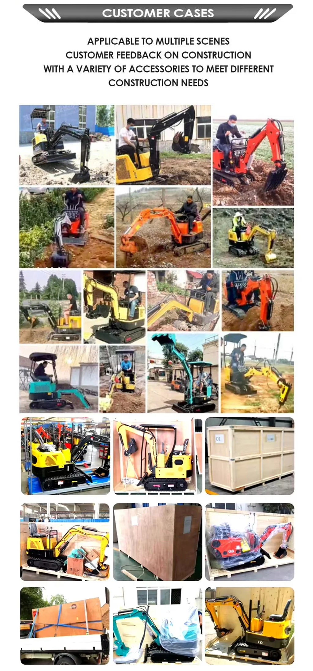 Factory Delivery Customized Mini Excavator AD03 – Dopaman™