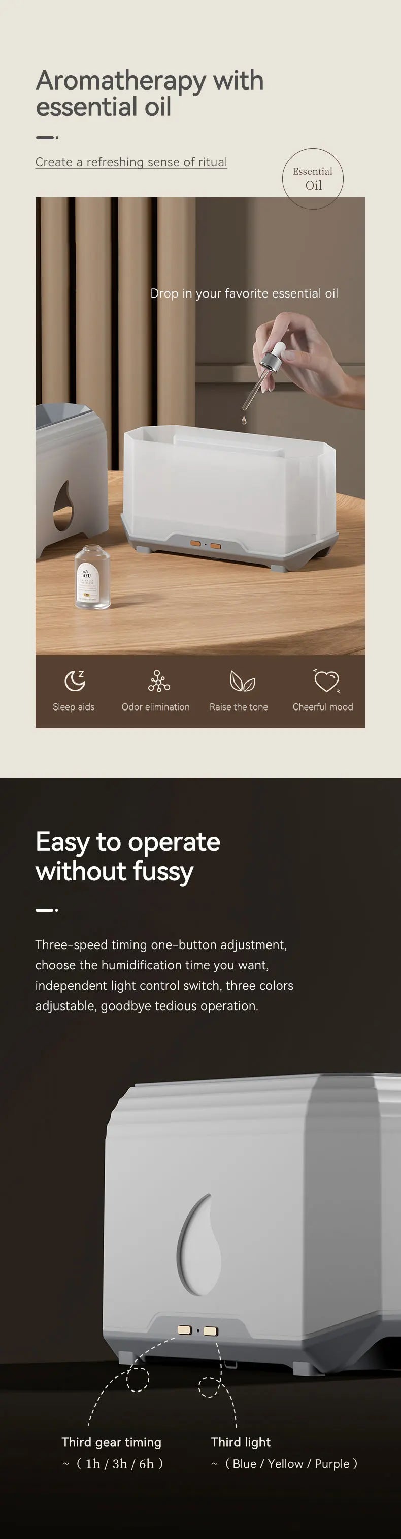 Simulation Flame Air Humidifier SH01 – Dopaman™