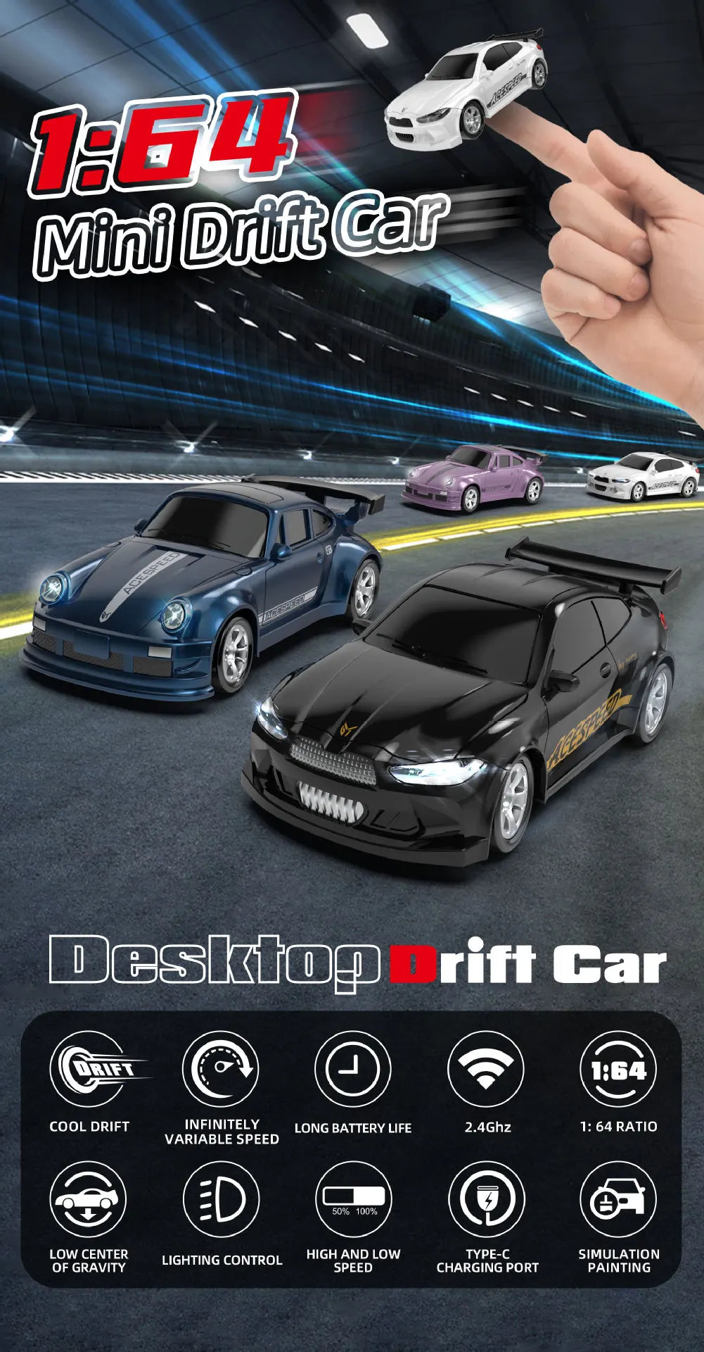 Speed Demon Drift Car OP02 – Dopaman™