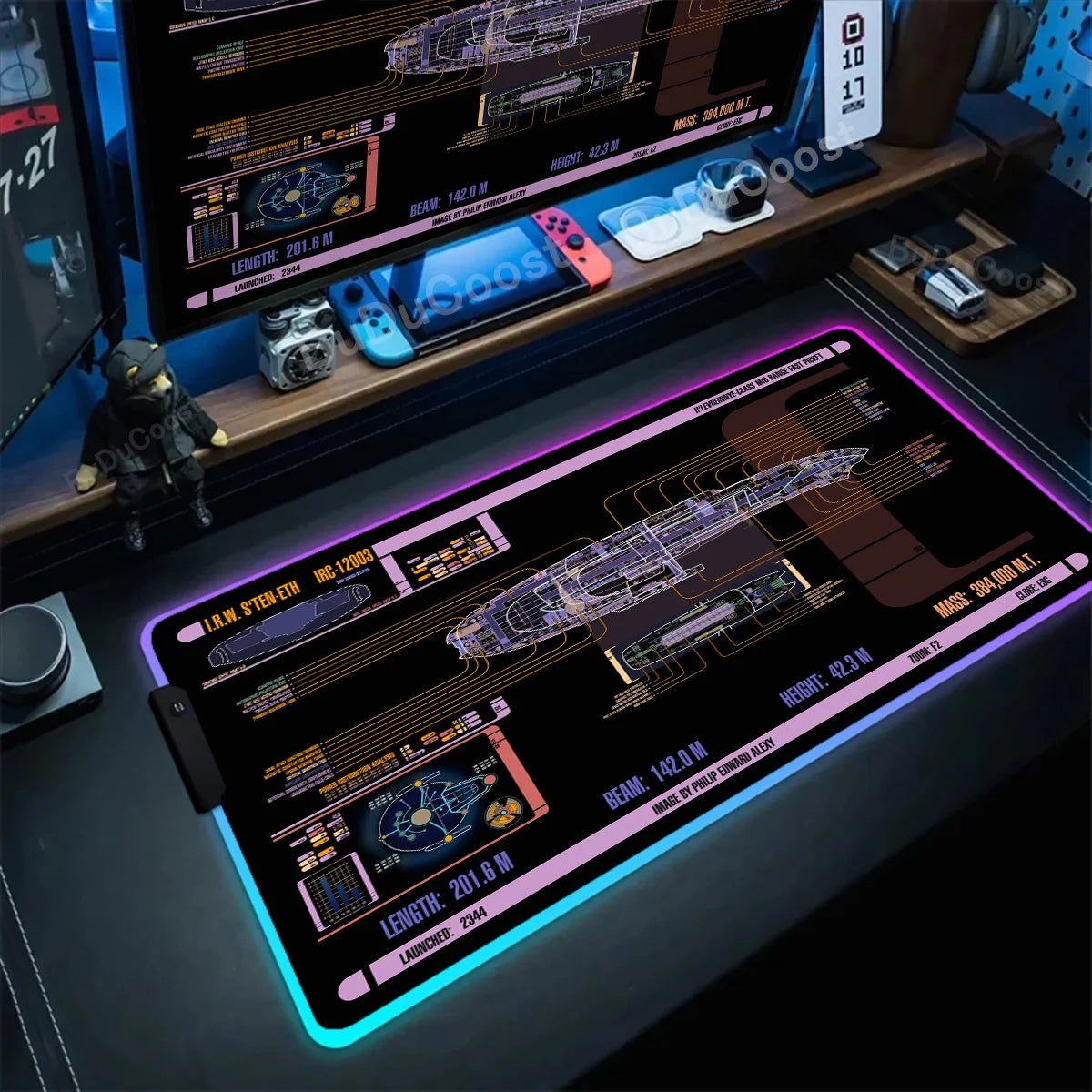 Desk Command Mousepad SH03 – Dopaman™