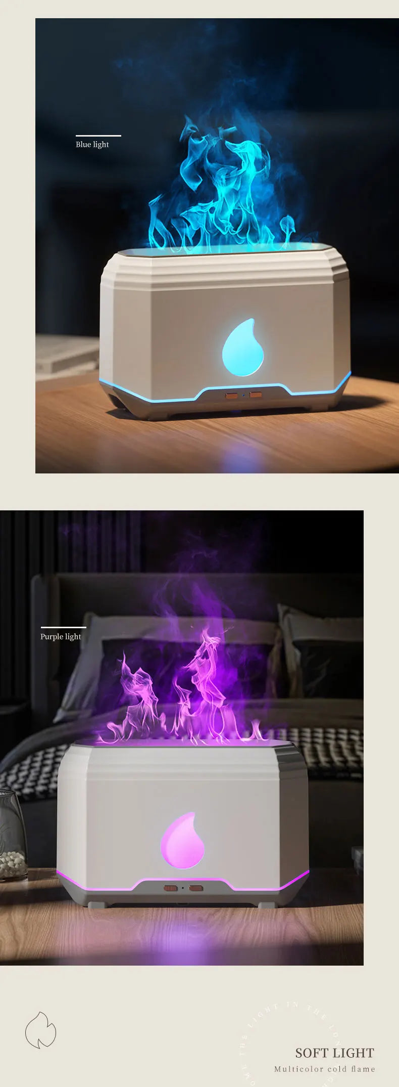 Simulation Flame Air Humidifier SH01 – Dopaman™