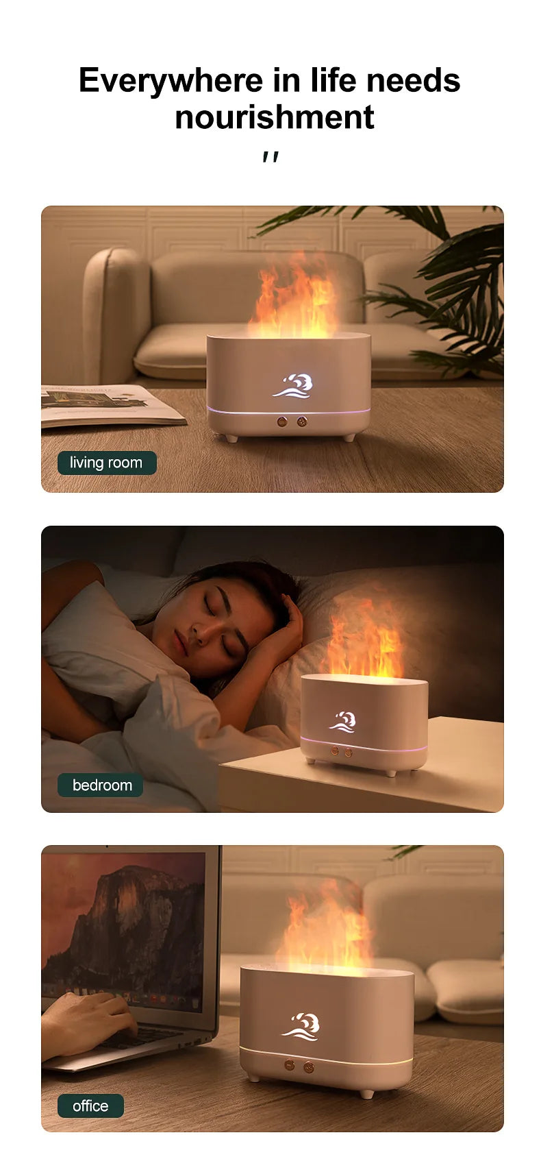 Flame Air Humidifier SH01 – Dopaman™