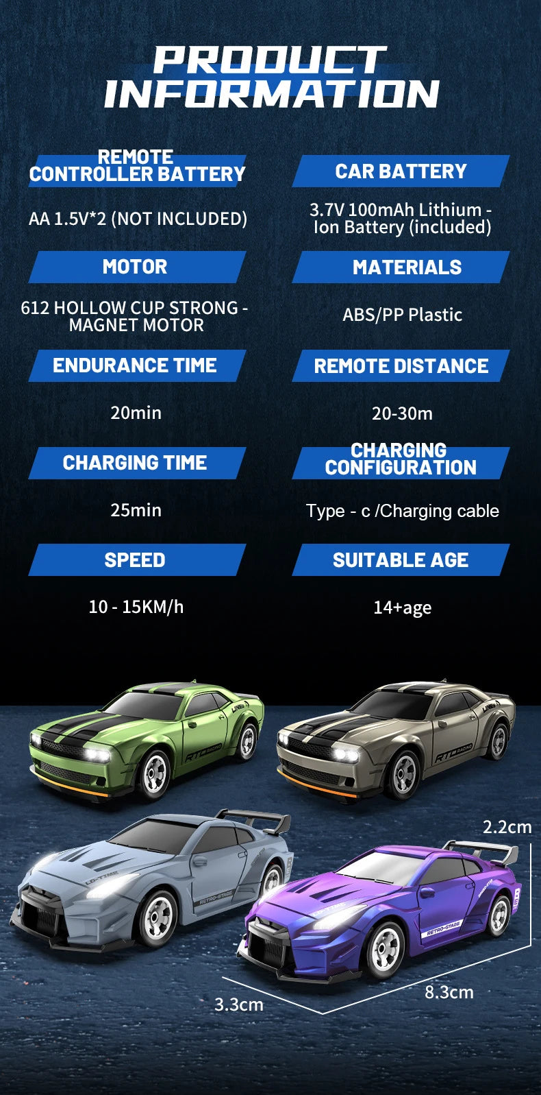 Nano Rally RC Car OP02 – Dopaman™