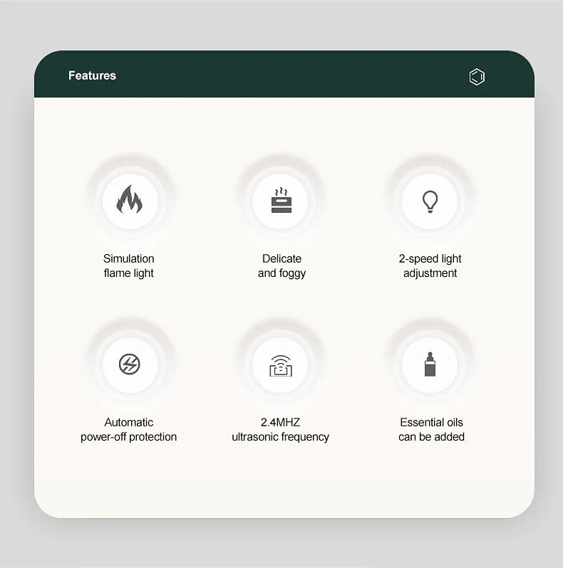 Flame Air Humidifier SH01 – Dopaman™