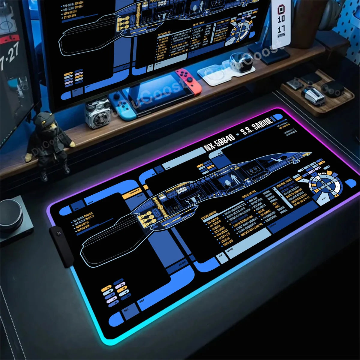 Desk Command Mousepad SH03 – Dopaman™