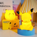 Genuine Pokemon elf Night Light Figure Pikachu Eevee Psyduck Bulbasaur Jirachi Bedside Lamp Bedrooms Children Toys Christmas Gif
