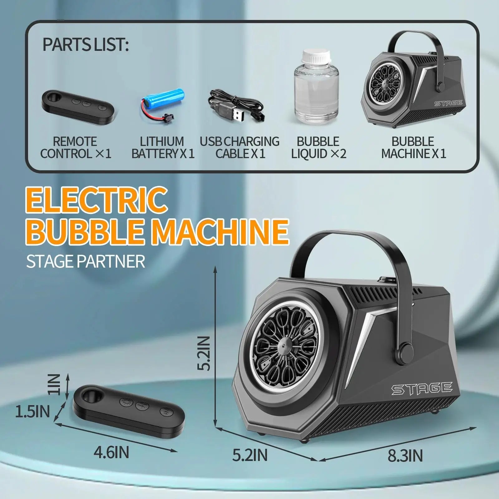 Party Bubbler Bubble Machine OP01 – Dopaman™